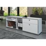 Sideboard Infinity III Lichtgrau / Chrom