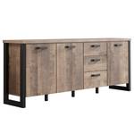 Sideboard Emile Eiche Tabak Dekor / Schwarz