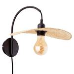 Wandlamp Jefter massief bamboehout / staal - 1 lichtbron