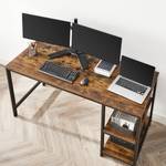 Schreibtisch Brillac II Braun / Schwarz