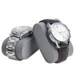 Portaorologi Bradford III Similpelle / Velluto - Nero / Grigio