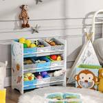 Scaffale Kidstones I Bianco / Azzurro