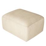 Polsterhocker Lordelo Cordstoff Licia: Beige