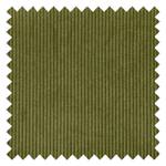 Gestoffeerde hocker Lordelo Corduroy Licia: Lindegroen