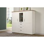 Highboard Shade II witte pijnboomhouten look/Artisan eikenhouten look