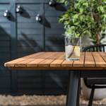 Table de jardin extensible Coba Partiellement en acacia massif / Aluminium - Marron