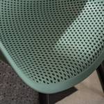 Gartenstuhl Pero aus Kunststoff 2er-Set Stahl / Polypropylen - Olivgrün