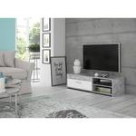 Tv-meubel Uvero Concrete look/Wit