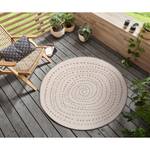 In- & outdoorvloerkleed Bali polypropeen - Beige/bruin - Diameter: 200 cm