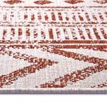 Outdoorteppich Biri Polypropylen - Beige / Rot - 200 x 290 cm