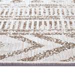 Outdoorvloerkleed Biri polypropeen - Beige/bruin - 80 x 150 cm