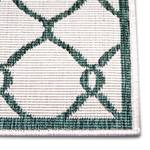 Tapis de couloir int./ext. Rimini Polypropylène - Vert / Beige - 80 x 250 cm