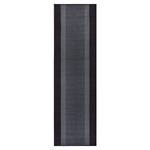 Tapis de couloir Band Polypropylène - Noir - 80 x 300 cm