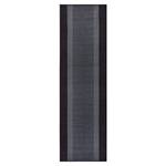 Tapis de couloir Band Polypropylène - Noir - 80 x 450 cm