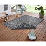 Tapis extérieur Leyte Polypropylène - Argenté / Gris - 120 x 170 cm