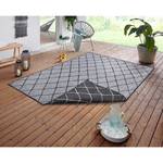 In- & outdoorvloerkleed Malaga polypropeen - Zilverkleurig/grijs - 160 x 230 cm