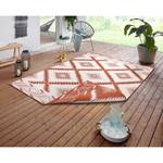 In- & outdoorvloerkleed Malibu polypropeen - Beige/rood - 160 x 230 cm