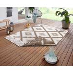 Tapis intérieur / extérieur Malibu Polypropylène - Beige / Marron - 120 x 170 cm