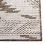 Tapis intérieur / extérieur Malibu Polypropylène - Beige / Marron - 120 x 170 cm