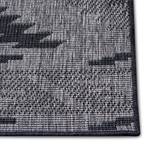 Tapis intérieur / extérieur Malibu Polypropylène - Argenté / Gris - 120 x 170 cm