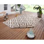 In- & outdoorvloerkleed Malta polypropeen - Beige/bruin - 80 x 150 cm