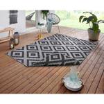 In- & outdoorvloerkleed Malta polypropeen - Zilverkleurig/grijs - 80 x 150 cm