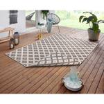 In- & outdoorvloerkleed Nizza polypropeen - Beige/bruin - 80 x 150 cm