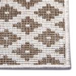 Tapis de couloir Nizza Polypropylène - Beige / Marron - 80 x 350 cm