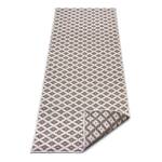 Tapis de couloir Nizza Polypropylène - Beige / Marron - 80 x 250 cm