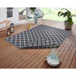 In- & outdoorvloerkleed Nizza polypropeen - Zilverkleurig/grijs - 80 x 150 cm