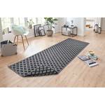 Tapis de couloir Nizza Polypropylène - Argenté / Gris - 80 x 350 cm