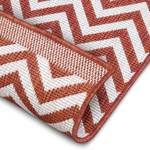 In- & outdoorloper Palma polypropeen - Beige/rood - 80 x 350 cm