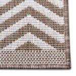 In- & outdoorloper Palma polypropeen - Beige/bruin - 80 x 350 cm