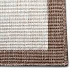 In- en outdoorloper Qala polypropeen - Beige/bruin - 80 x 350 cm