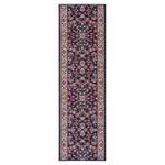 Tapis de couloir Vintage Polypropylène - Bleu marine - 80 x 250 cm