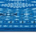 Kurzflorteppich Sao Buchara Polypropylen - Jeansblau - 80 x 150 cm