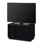 Tv-meubel Habas II glas - Zwart - Breedte: 80 cm