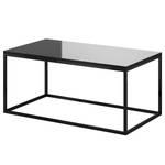 Couchtisch Habas Glas / Metall - Grau / Schwarz