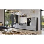 Vitrine Habas Verre - Gris / Noir