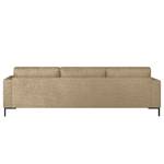 Hoekbank Luton met chaise longue Geweven stof Enola: Beige