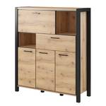 Highboard Margaret River Grandson eikenhouten look/mat zwart