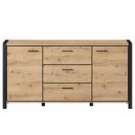 Dressoir Margaret River II Grandson eikenhouten look/mat zwart