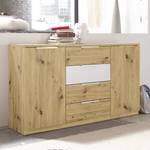 Dressoir Katthult wit/Artisan eikenhouten look