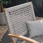 Fauteuil de jardin FYP Marron - Gris - Bois massif - Textile - 81 x 84 x 78 cm