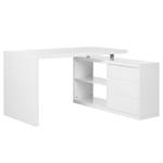 Bureau d’angle Teshie Blanc brillant