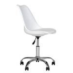 Chaise de bureau Stavangen Blanc - Blanc