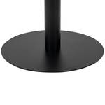 Eettafel Balzono metaal - marmeren look/zwart - diameter: 70 cm