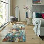 Tapis de couloir Abstraction Polypropylène - Multicolore - 66 x 230 cm