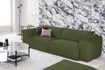 3-Sitzer Sofa HUDSON Cordstoff Snor: Grün