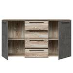 Sideboard Pudsey Beton Dekor / Kiefer Dekor